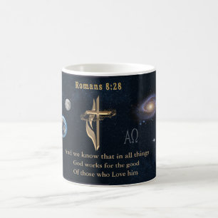 Romans 8:28 Christian  Coffee Mug