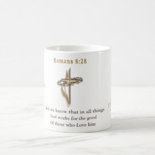 Romans 8:28 Christian  Coffee Mug