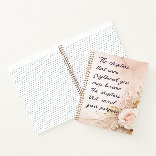 Romans 8:28 Faith Hardcover Lined Journal (Inside)