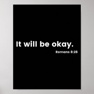 Romans 8_28 Motivational Christian Bible Verse Mes Poster