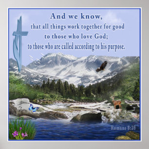 Romans 8:28 poster
