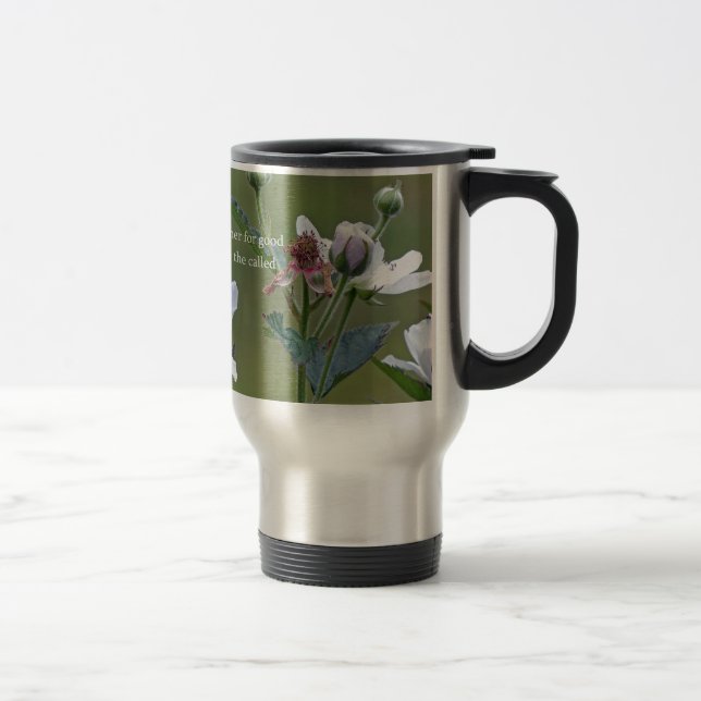 Romans 8:28 travel mug (Right)