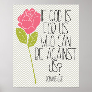 Romans 8:31 poster