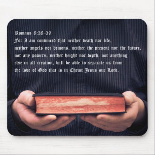 Romans 8:38-39 mouse pad