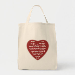 Romans 8:38,39 Tote Bag