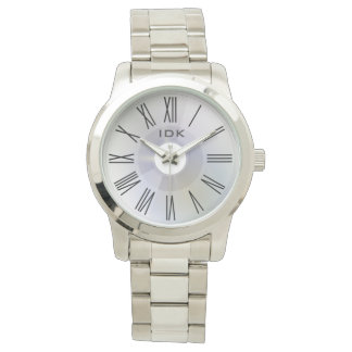 ROMANS CLASSIC | elegant grey disc with monogram Watch