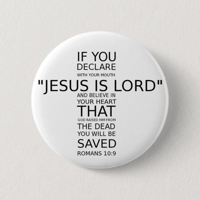 Romans Collection 2 Inch Round Button (Front)