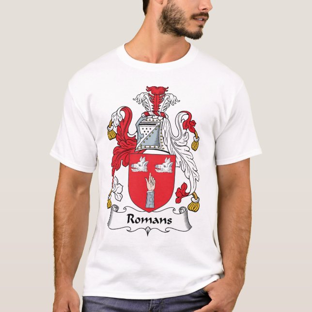 Romans Family Crest T-Shirt (Front)