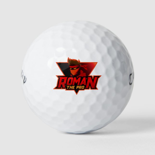 RomanThePro Premium Golf Ball (Front)