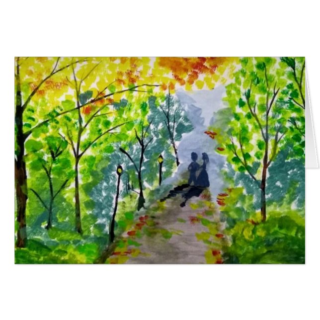 Romantic Afternoon Card by Rashmi (Front Horizontal)