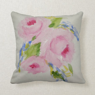 Romantic and Feminine Roses Pillow