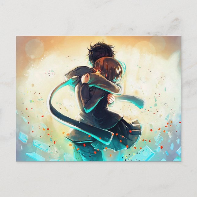 Romantic Anime Postcard (Front)