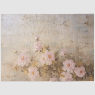 Romantic Antique Pink and Gold Design Series 10 Tissue Paper