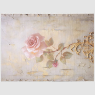 Romantic Antique Pink and Gold Design Series 17 Tissue Paper