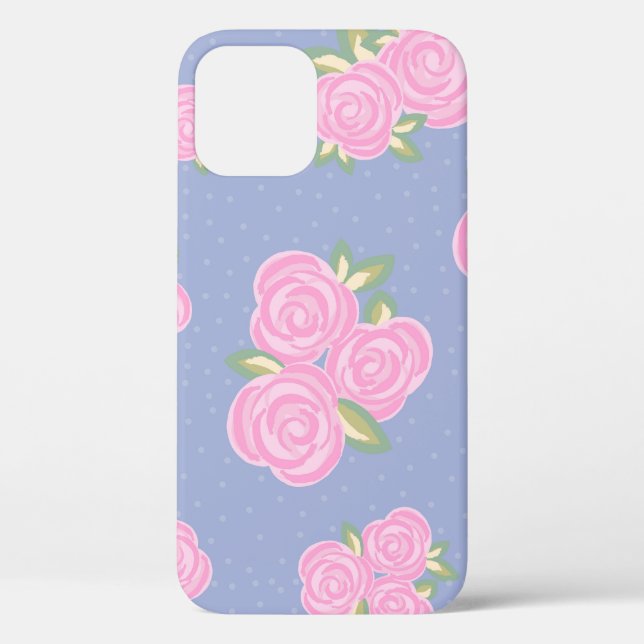 Romantic Antique Rose Design Case-Mate iPhone Case (Back)