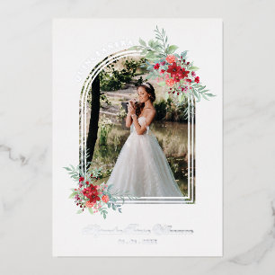 Romantic Arch Spanish Quinceañera Photo Floral