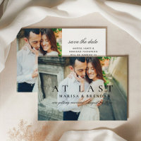 Romantic At Last Full Photo Black White Wedding