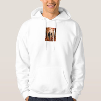 Romantic Autumn Couple Hoodie | Cozy Fall Leave Me