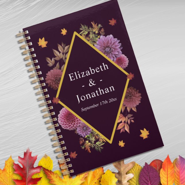 Romantic Autumn Dahlia Wedding Planner (Creator Uploaded)