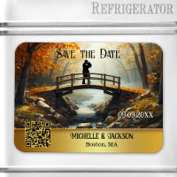Romantic Autumn Forest Save the Date