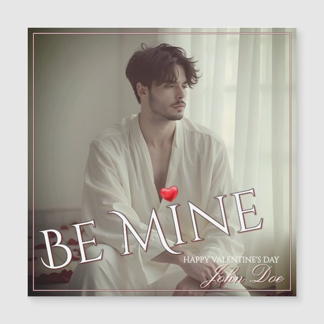 Romantic Be Mine Valentine Design (Front)