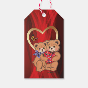Romantic Bears Gift Tags