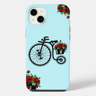 Romantic Bike with Flowers iPhone Case Gift
