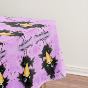 Romantic Bird with Rose Funny Tablecloth