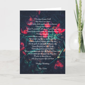 Romantic Birthday Card