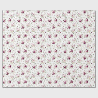 Romantic Bloom Floral Peony   Wrapping Paper