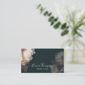 Romantic Blooms Elegant Feminine Floral Business Card (Standing Front)