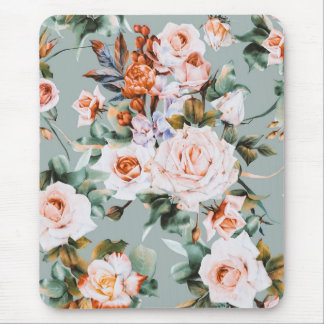 Romantic Blossom Haven Mouse Pad