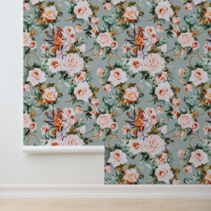 Romantic Blossom Haven Wallpaper