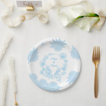 Romantic Blue Floral Wedding