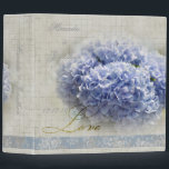 Romantic Blue Hydrangeas Wedding Binder<br><div class="desc">Romantic Blue Hydrangeas Wedding</div>