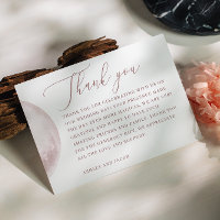 Romantic Blush Moon | Script Celestial Wedding