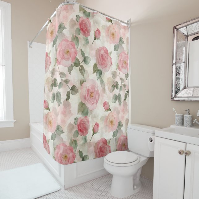 Romantic Blush Pink Roses Floral  (In Situ)