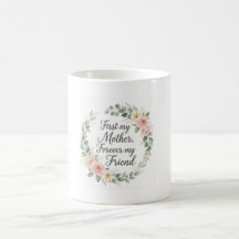 Romantic Botanical Wreath Mother's Day Quote Gift