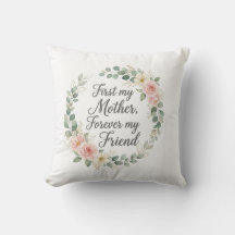 Romantic Botanical Wreath Mother's Day Quote Gift