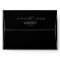 Romantic Calligraphy Black Wedding Invitation