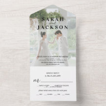 Romantic Calligraphy Overlay Wedding