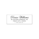 Romantic calligraphy script elegant return address