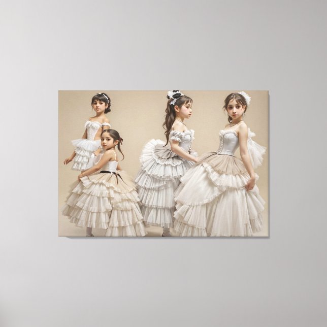 Romantic canvas dancers print (Front)