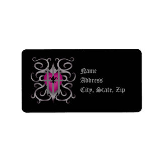 Romantic captured heart label