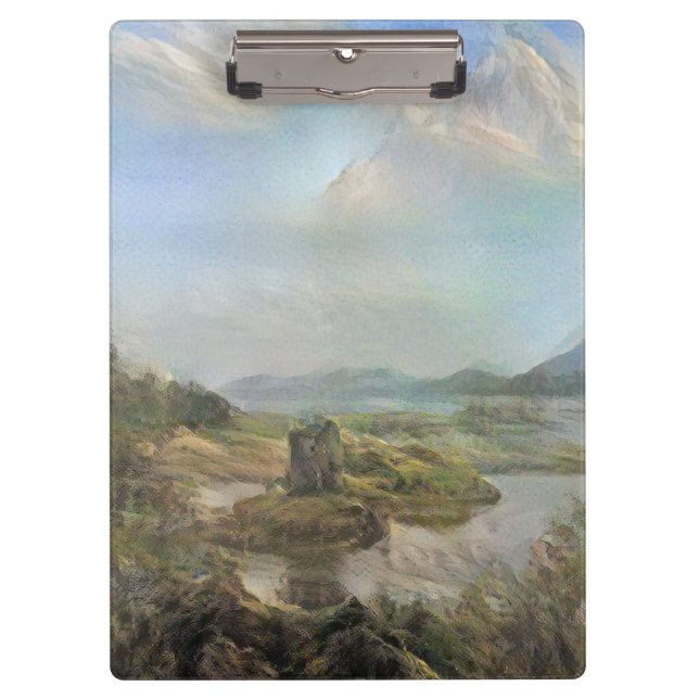 Romantic Castle Stalker Clipboard (Front)