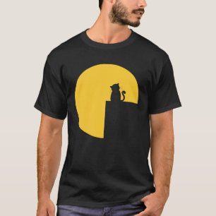 Romantic Cat Full Moon  1 T-Shirt