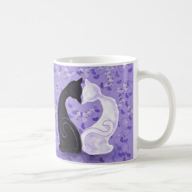 Romantic Cats Coffee Mug (Right)