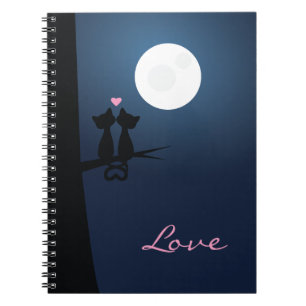 Romantic Cats Notebook