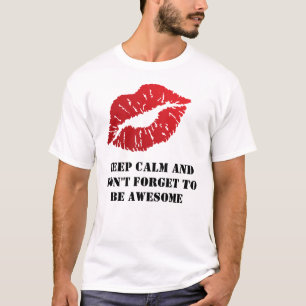 Romantic chic luxe red lips T-Shirt
