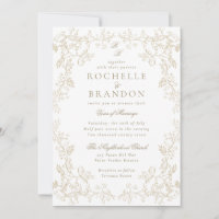Romantic Chinoiserie Antique French Gold Wedding 2
